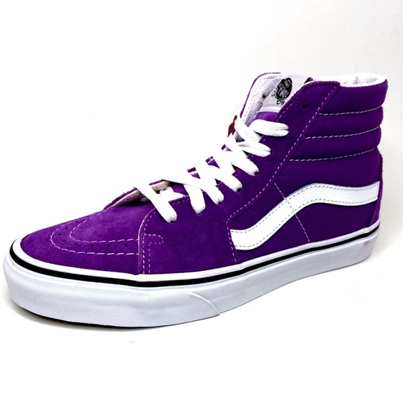Vans Sk8-Hi Dewberry & True White Sneakers - Picture 11 of 16